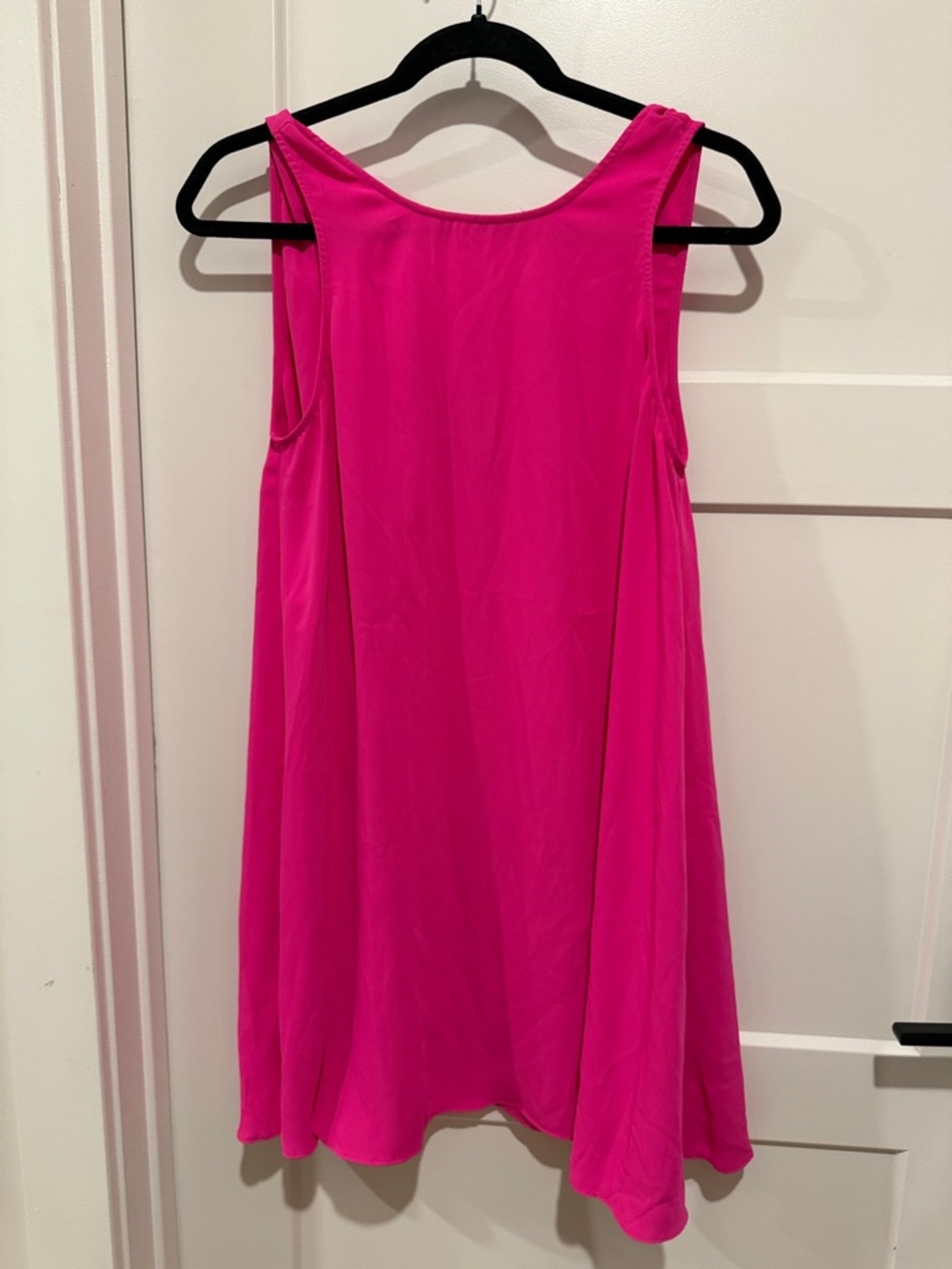 Amanda Uprichard Hot Pink Sleeveless Swing Dress